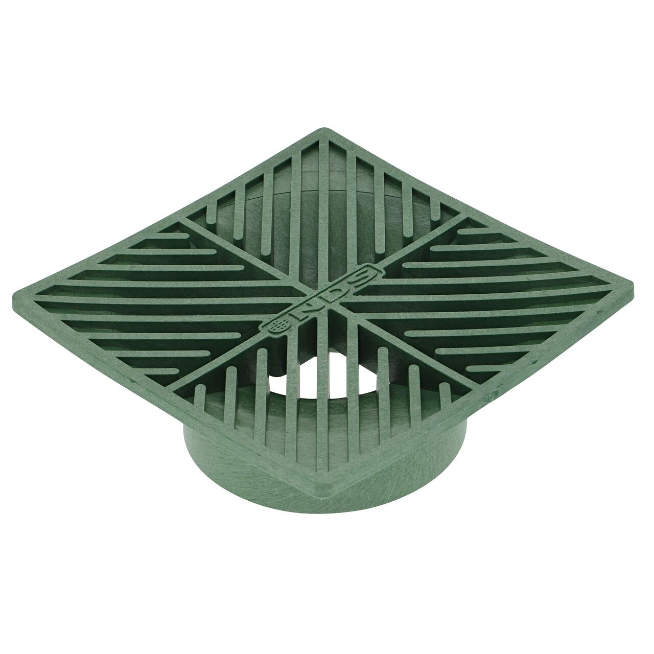 NDS 6 in. Square Grate in Green Plastic (NDS 5*, NDS 5)
