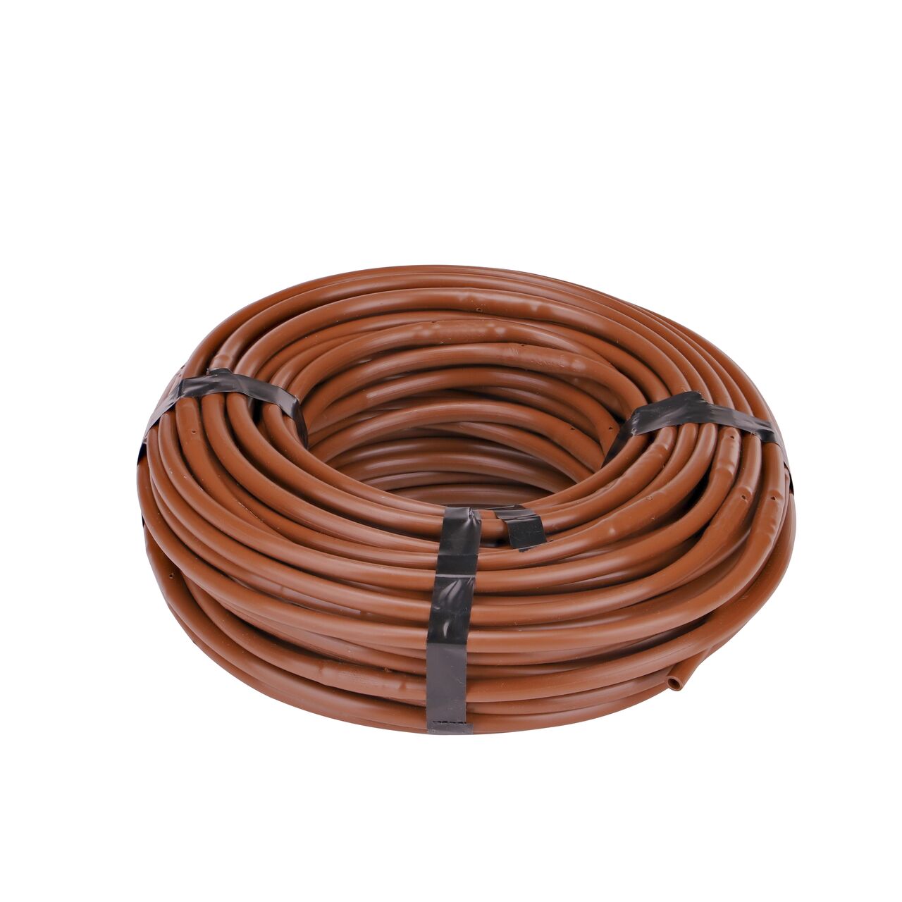 NDS Brown 100 ft. 1/4 in. Dura Flo™ JR Dripline with 12 in. spaced 0.5 GPH Non-Pressure Compensating Emitters (NDS SFJR-BL-12-01)
