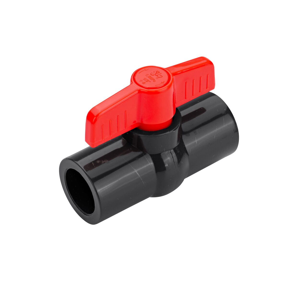 Create a shut off point in your system with the NDS 1/2 in. PVC IPS Ball Valve with slip connections (NDS E1610-05)
