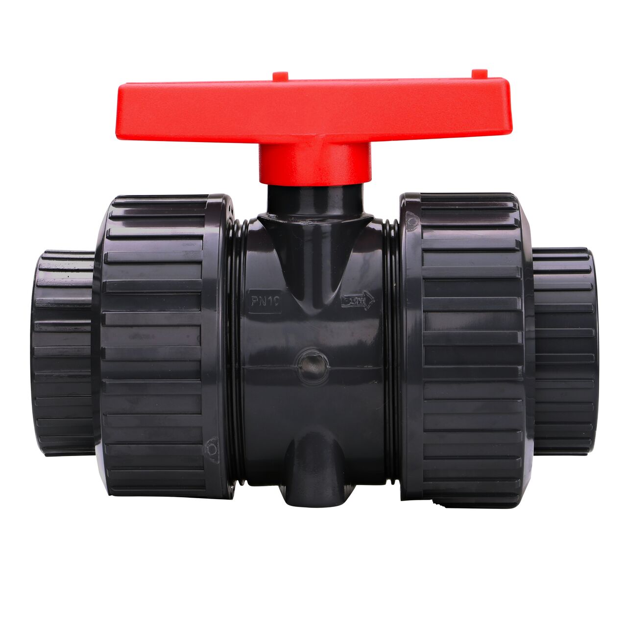 2 in. PVC Slip & Threaded True Union Ball Valve is a leak-resistant valve that connects two 2 in. Sch. 80 pipes in an irrigation or other pressurized system to prevent costly property damage, pipe corrosion, and system issues