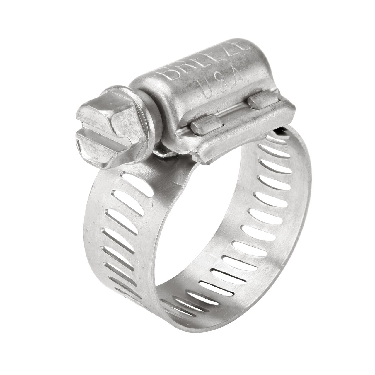 The NDS SAE 10 Worm Drive Hose Clamp with 1/2 in band width (NDS 64010H) reduces hose corrosion and system issues