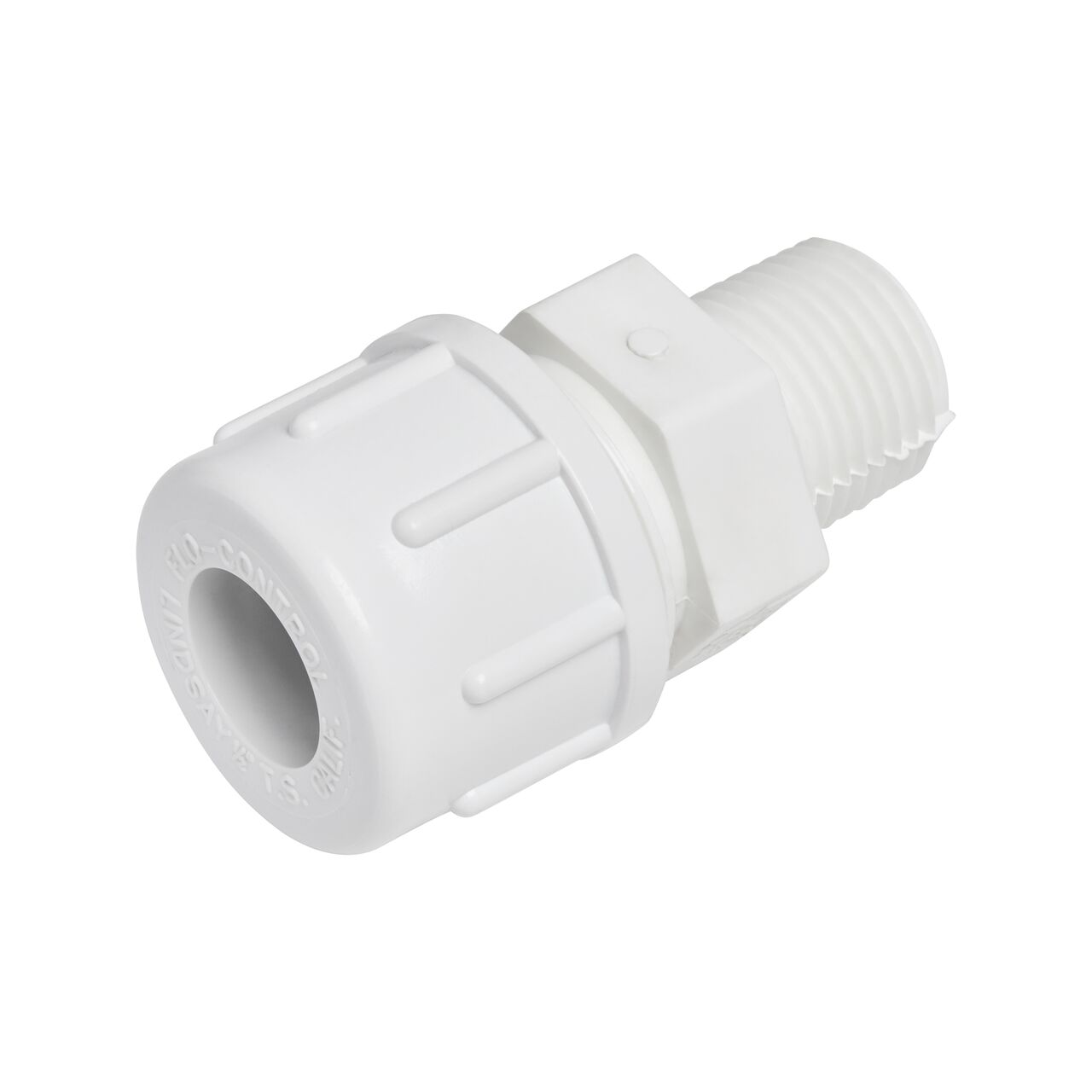 The 1/2 in. Flo-Lock Gripper Adapter provides a leak-resistant connection between Copper pipe and CTS MPT pipe end (NDS 235-05)