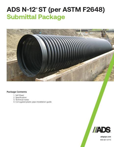 N-12 Soil TIght (per ASTM F2648) Submittal Package