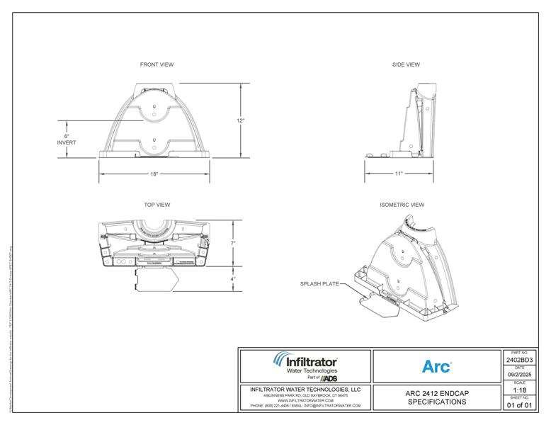 Arc 2412 Endcap Standard Details
