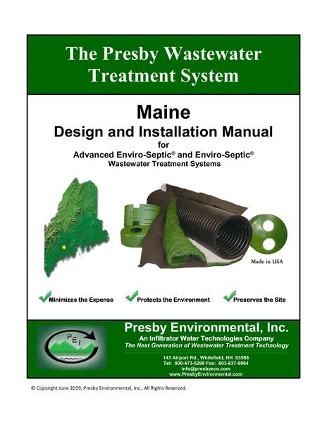 Maine Advanced Enviro-Septic® and Enviro-Septic® 2019 Design & Installation Manual