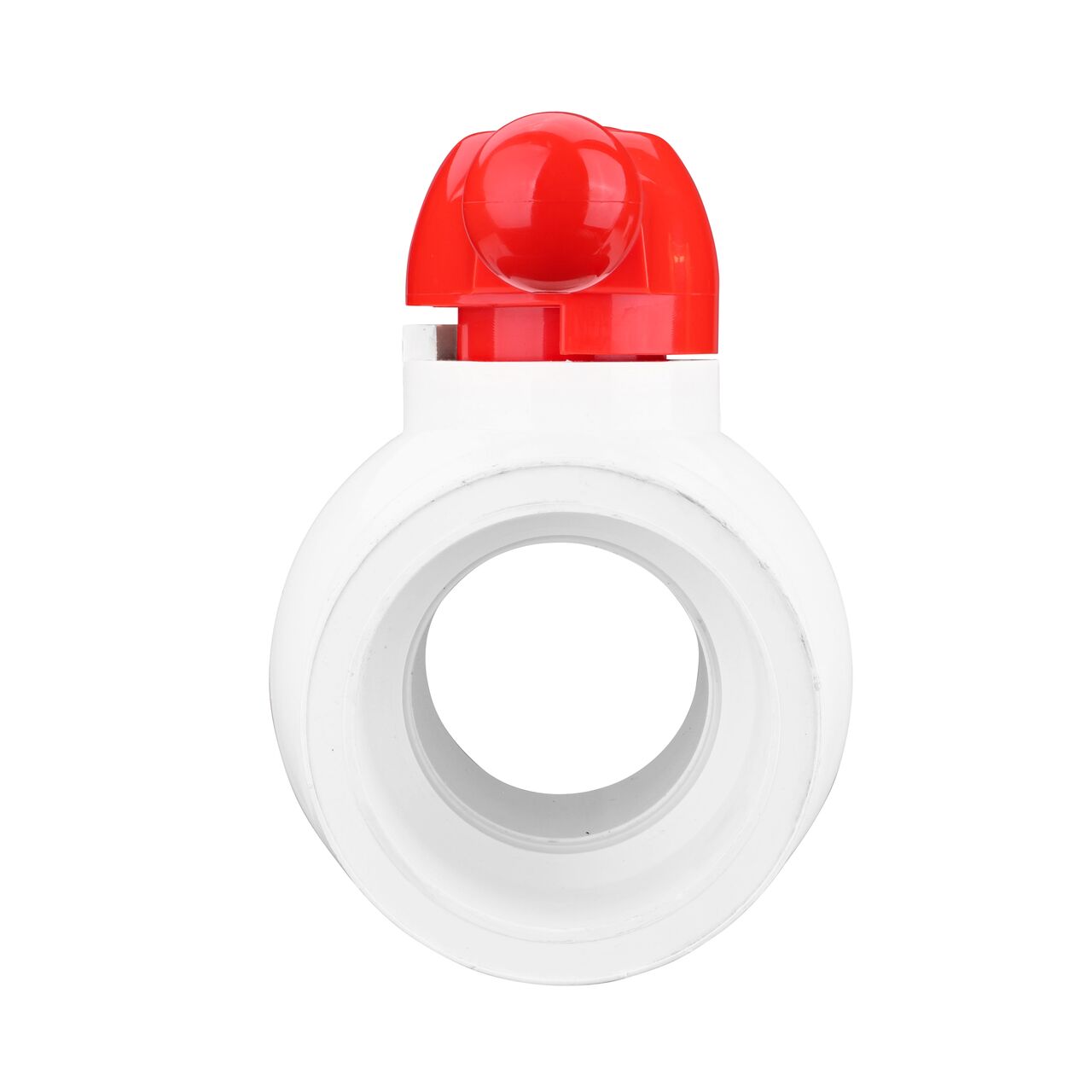 The NDS 2-1/2 in. PVC CTS Ball Valve is made of durable material and works with most PVC pipe to transport water and prevent backflow of contaminated water in pressurized systems (NDS E1310-25)
