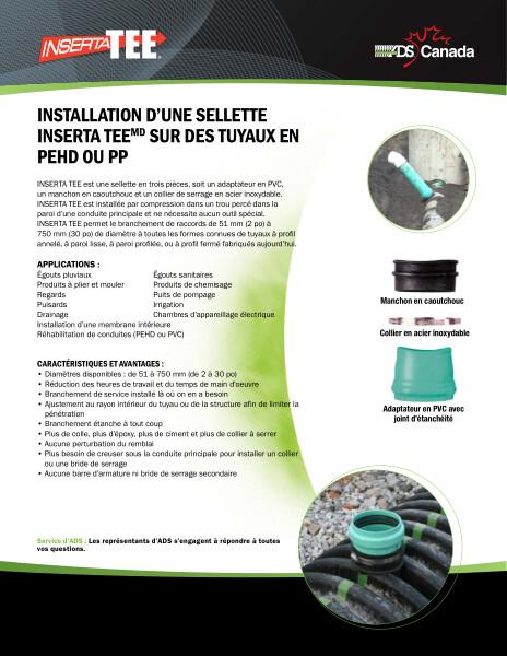 French Canada INSERTA TEE Installation
