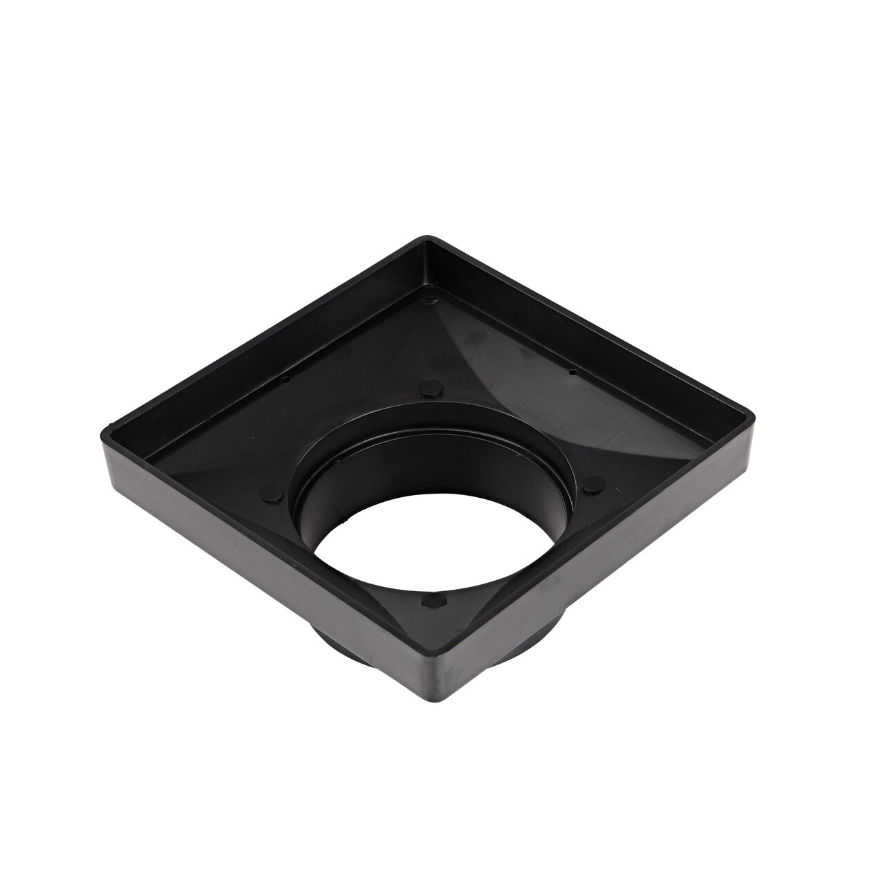 Hero Shot of 9 in. Square Low-Profile Adapter (NDS 932) which fits 6 in. Spee-D® Catch Basin Drains and 6 in. S&D Pipes & Fittings