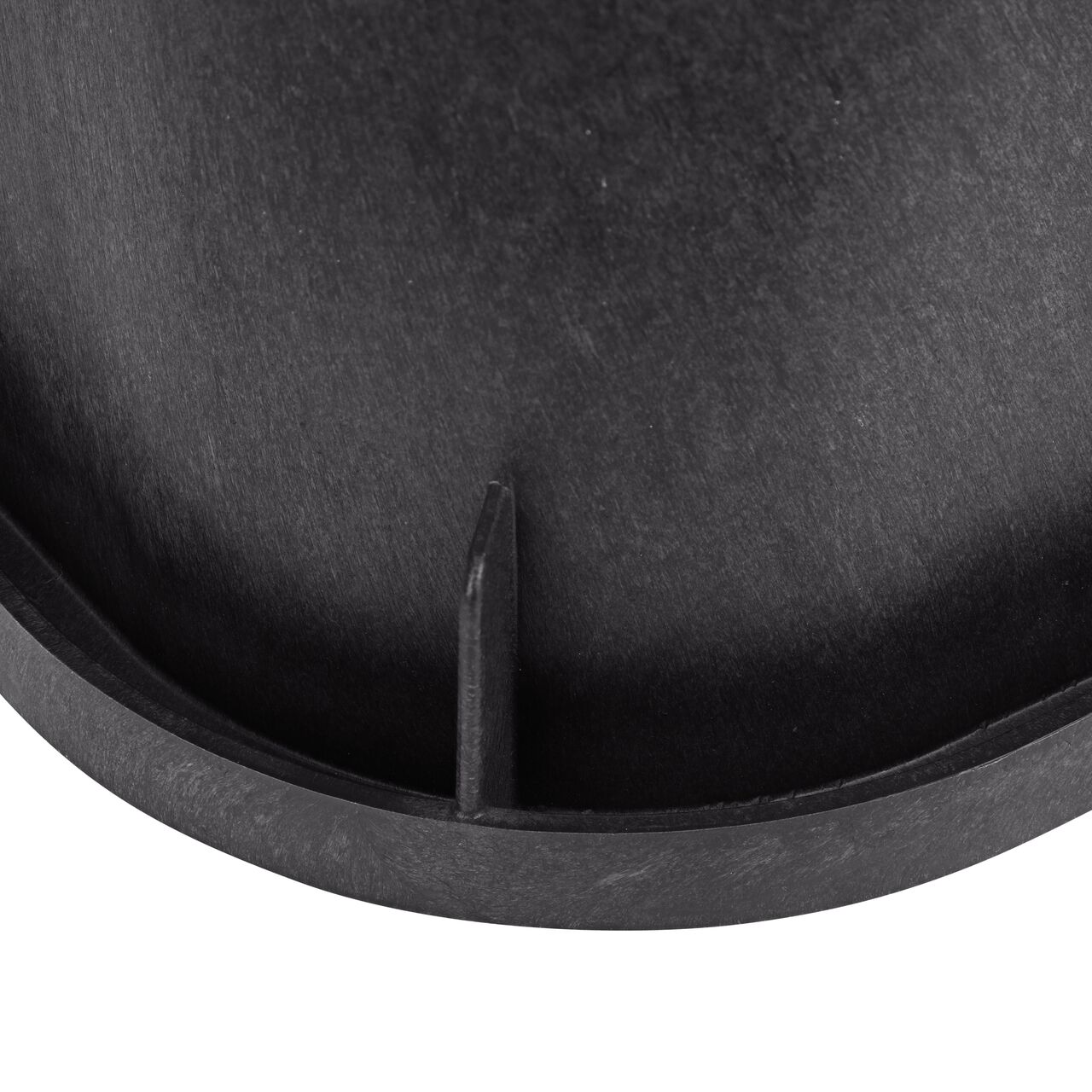 Closeup view of the outside reinforced edges on the NDS 13 X 20 in. Rectangular Standard Series Jumbo Valve Box (NDS 117B)