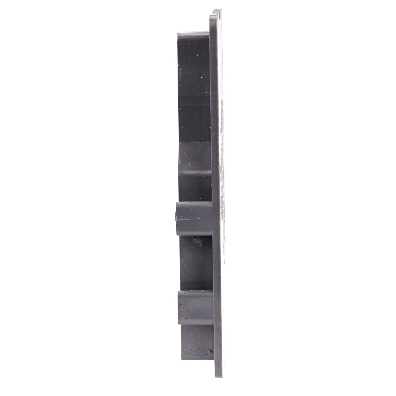 Micro Channel™ Gray Drain End Plug (NDS 8473) fits snugly on the end of the Gray Micro Channel™ Drain & Integrated Grate (NDS 8003)