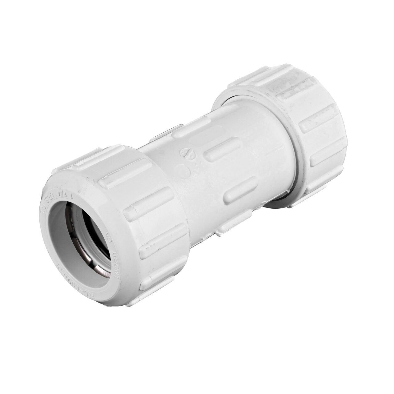 NDS 1 1/4 in. Flo Lock PVC Gripper Coupling (NDS 112-12) has two compression ends that creates a leak-resistant connection to IPS pipe