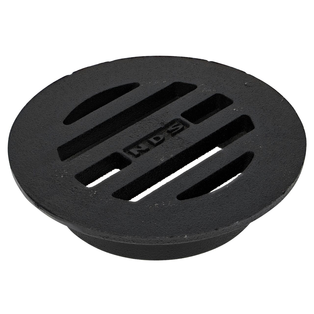 NDS 6 in. Round Duracast™ Ductile Iron Grate fits Spee-D® Catch Basin Drain & 6 in. Drain Pipes (NDS D6)