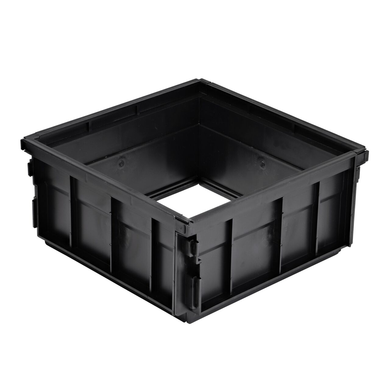 Hero shot of the 8 in. Riser for 18 in. Square Catch Basin Drain & Low-Profile Adapter Drain (NDS 1816)