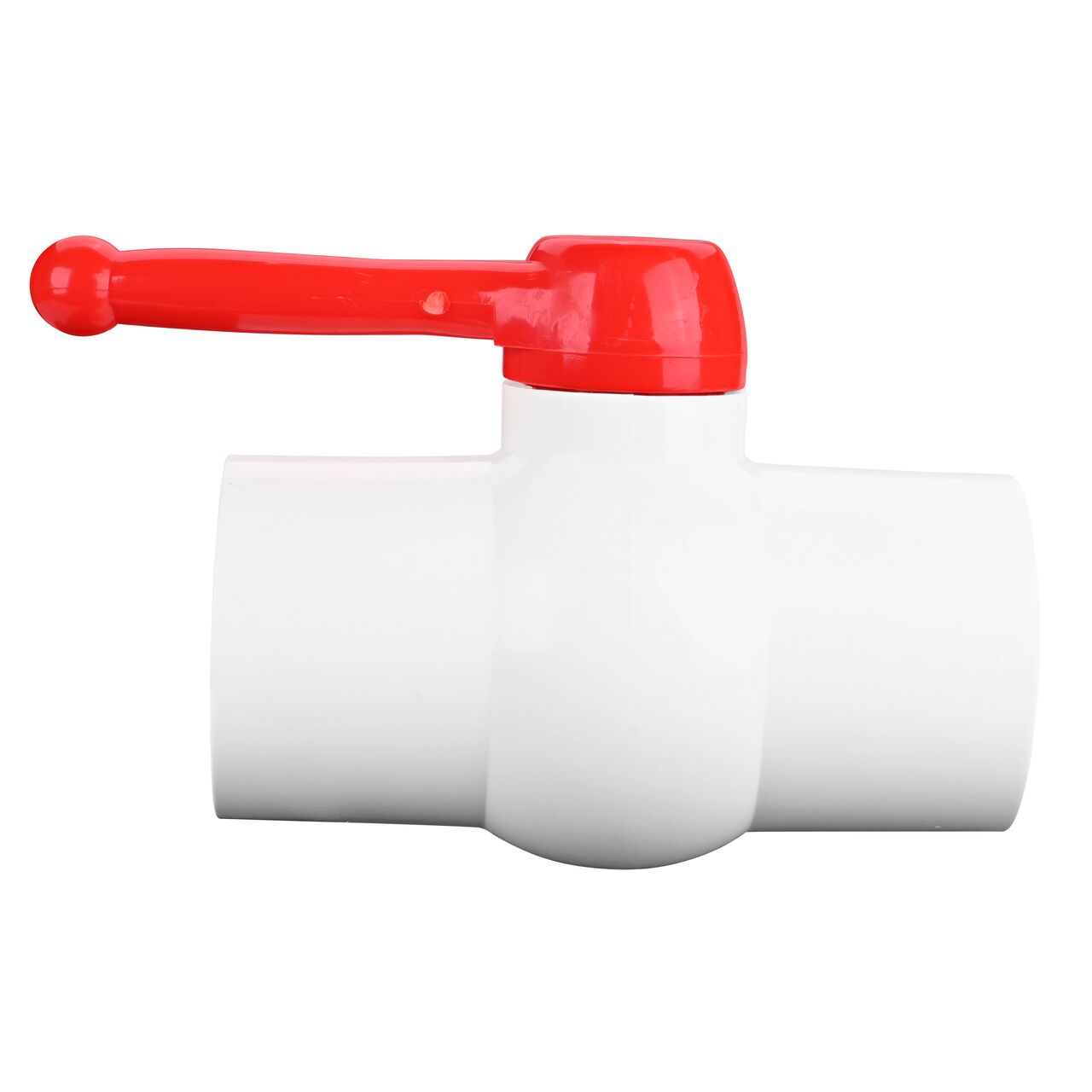 NDS PVC IPS Ball Valve is leak-resistant valve connects two 4 in. FPT Sch. 40 pipe ends in an irrigation or other pressurized system and helps prevent costly property damage, pipe corrosion, and system issues (NDS E1320-40)