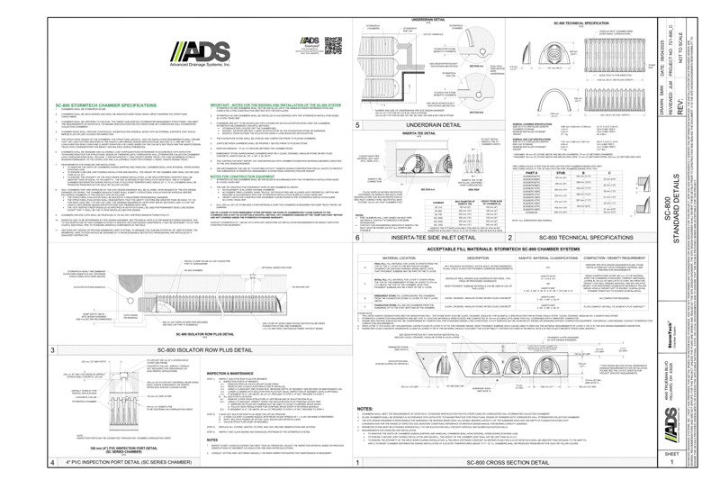 SC-800 StormTech Full Detail Sheet