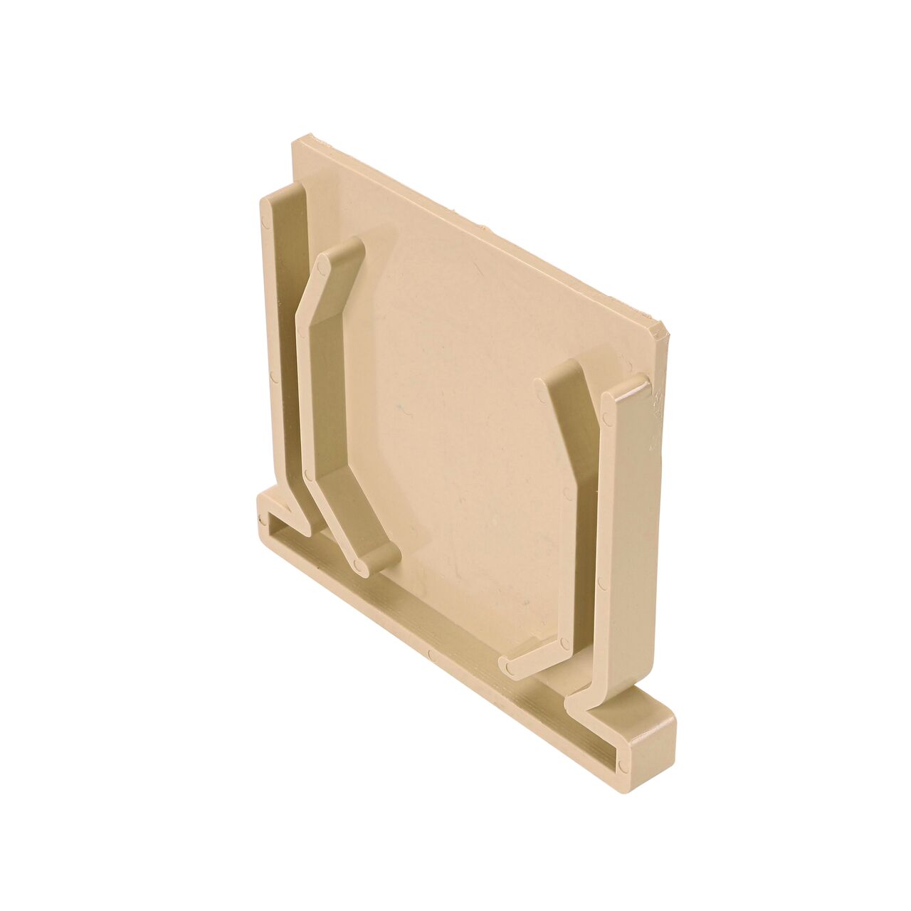Alternate end of the  NDS Sand Mini Channel™ Drain End Cap (NDS 547S)
