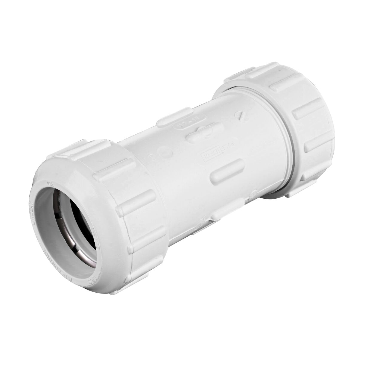 NDS 1 1/2 in. Flo Lock PVC Gripper Coupling (NDS 112-15) has two compression ends that creates a leak-resistant connection to IPS pipe