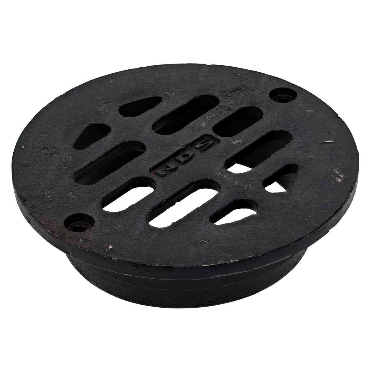 NDS 8 in. Round Duracast™ Ductile Iron Grate fits 8 in. Drain Pipes (NDS D8)