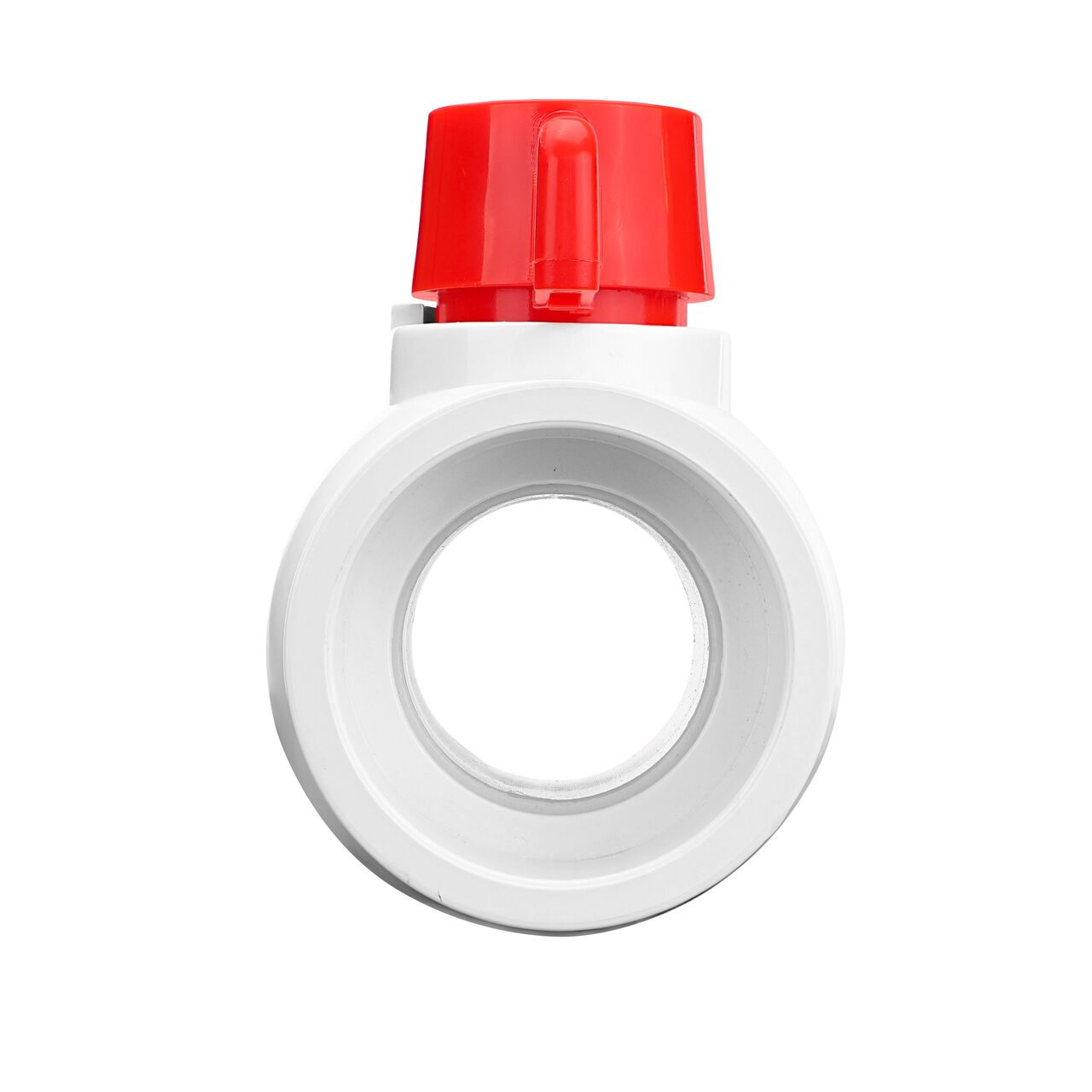 NDS 2 in. PVC CTS Ball Valve direct water flow one-way through pipes when the ball valve opens that is perfect for pool and spa, irrigation, and plumbing installations (NDS E1310-20)