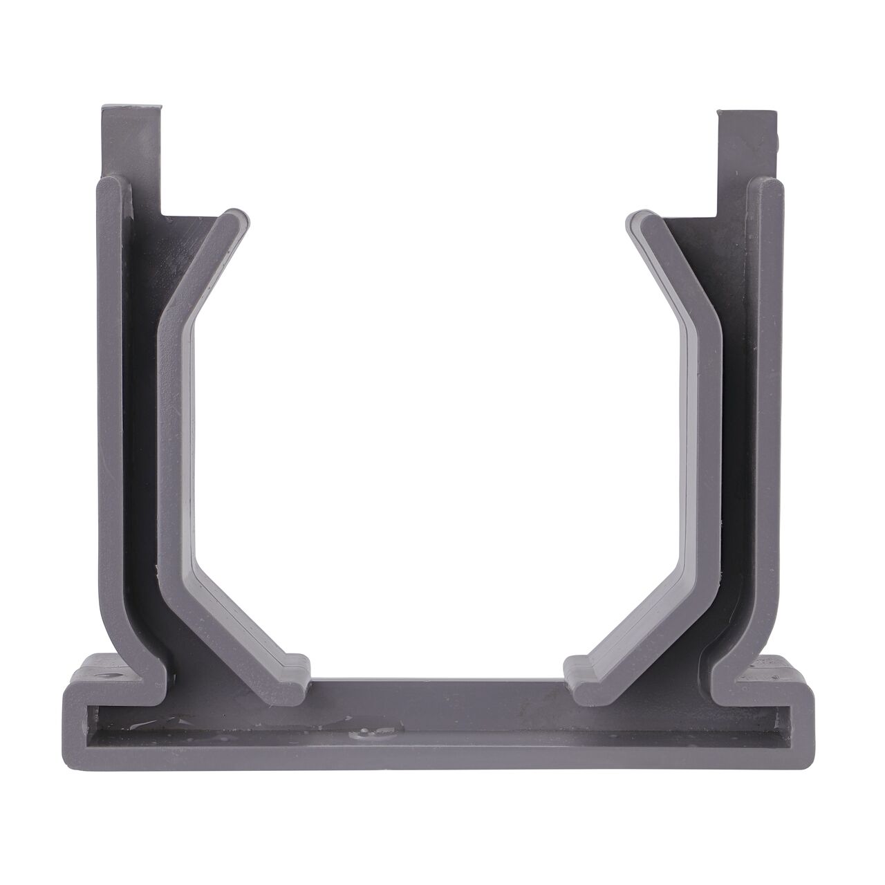 Top down view of the opening of the NDS Gray Mini™ Channel Drain Coupling (NDS 548, NDS 548*)