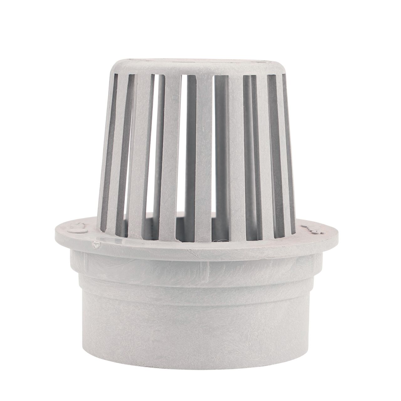 Straight on shot of the NDS Gray Plastic 3 in. Atrum Grate (NDS 72)
