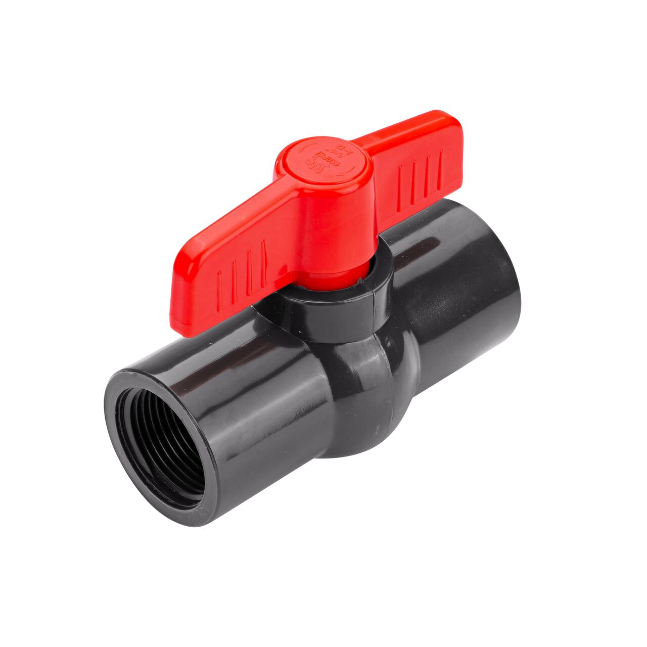 NDS PVC IPS Ball Valve is leak-resistant valve connects two 3/4 in. FPT Sch. 40 pipe ends in an irrigation or other pressurized system and prevents the backflow of water (NDS E1620-07)