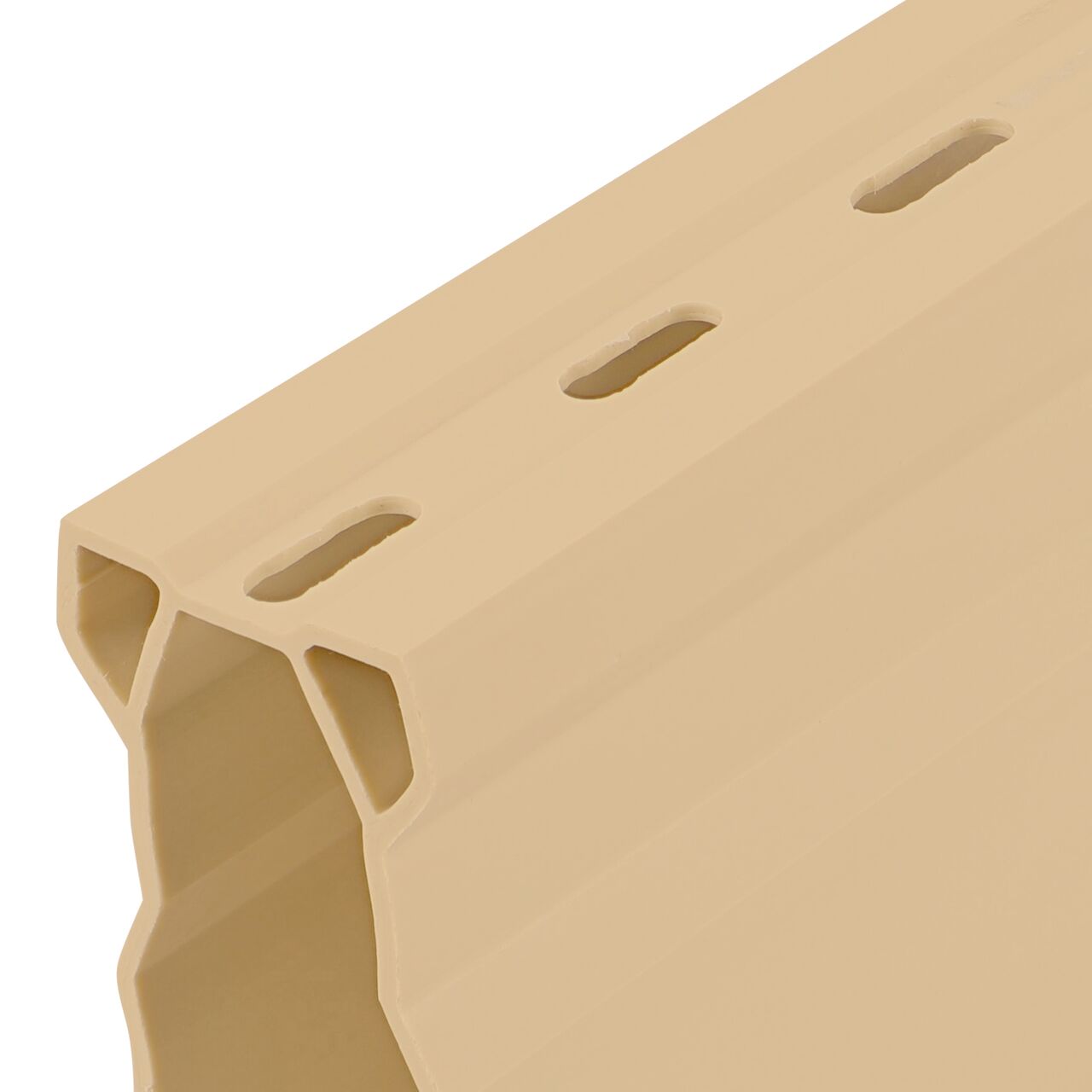 Closeup of the grate on the channel drain of the NDS Micro Channel™ Drain & Integrated Grate Side Outlet (NDS 8512)