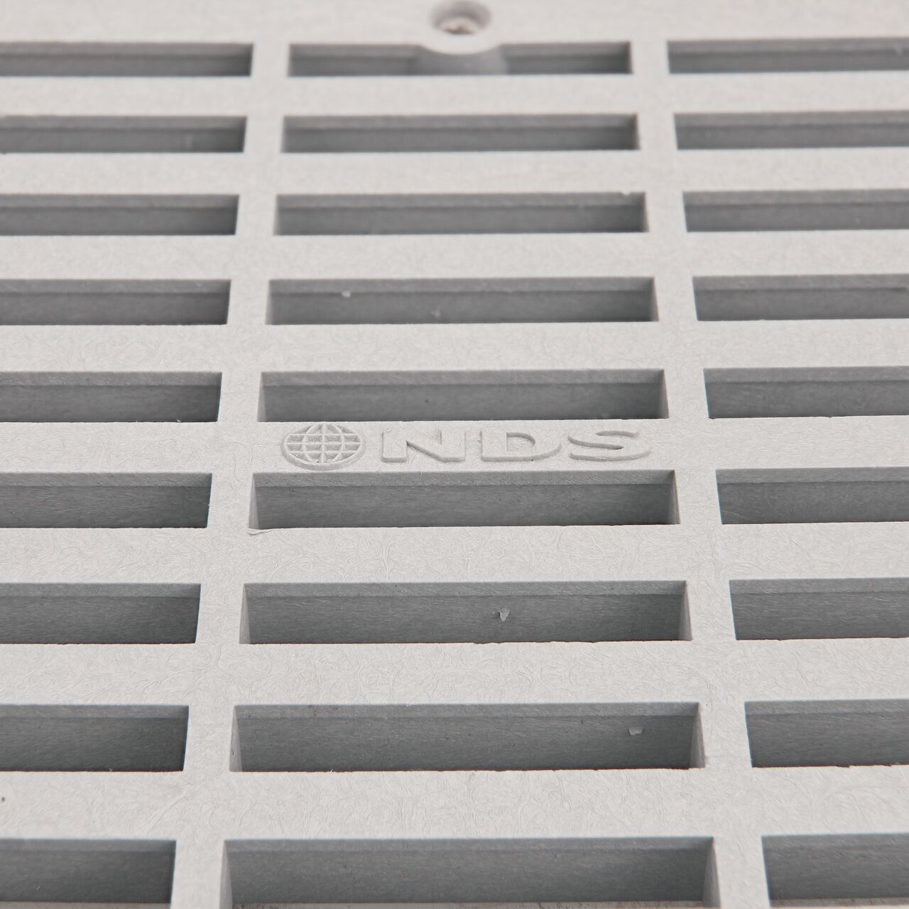 Closeup of the NDS 6 in. Square Grate (NDS 642)