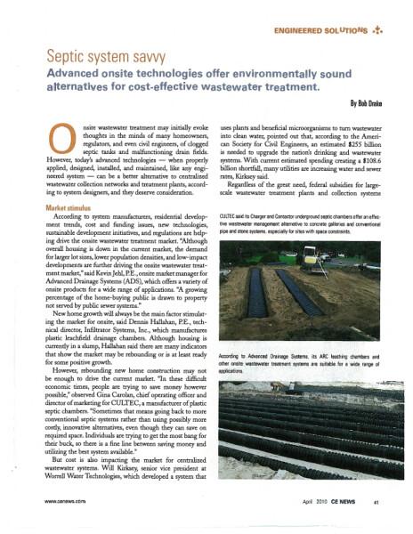 Septic System Savvy - CE News