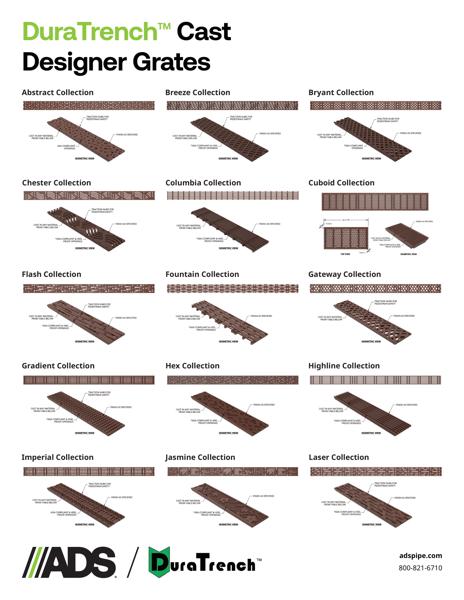 DuraTrench Designer Cast Grates