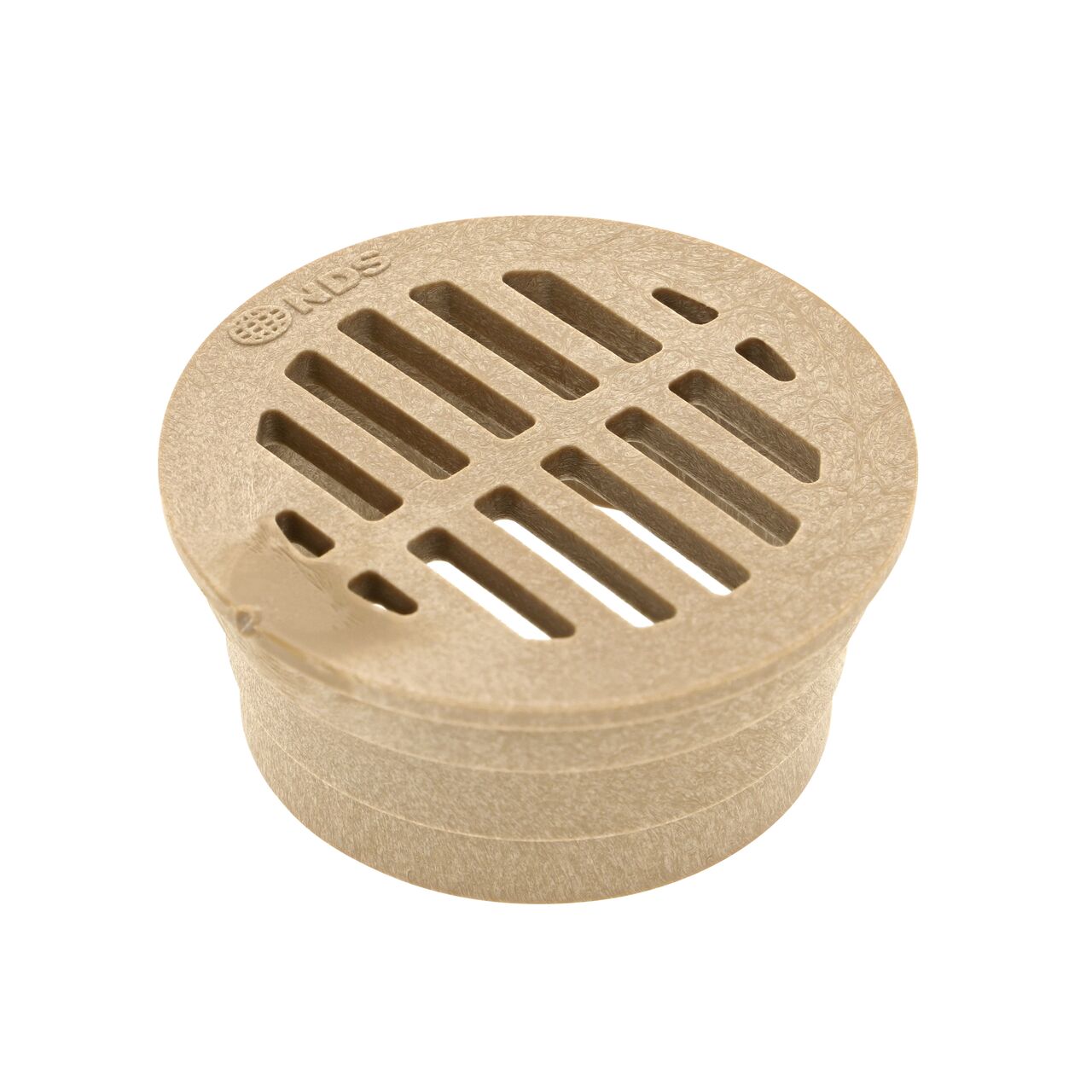NDS 3 in. Round Grate made of sand plastic (NDS 16S)