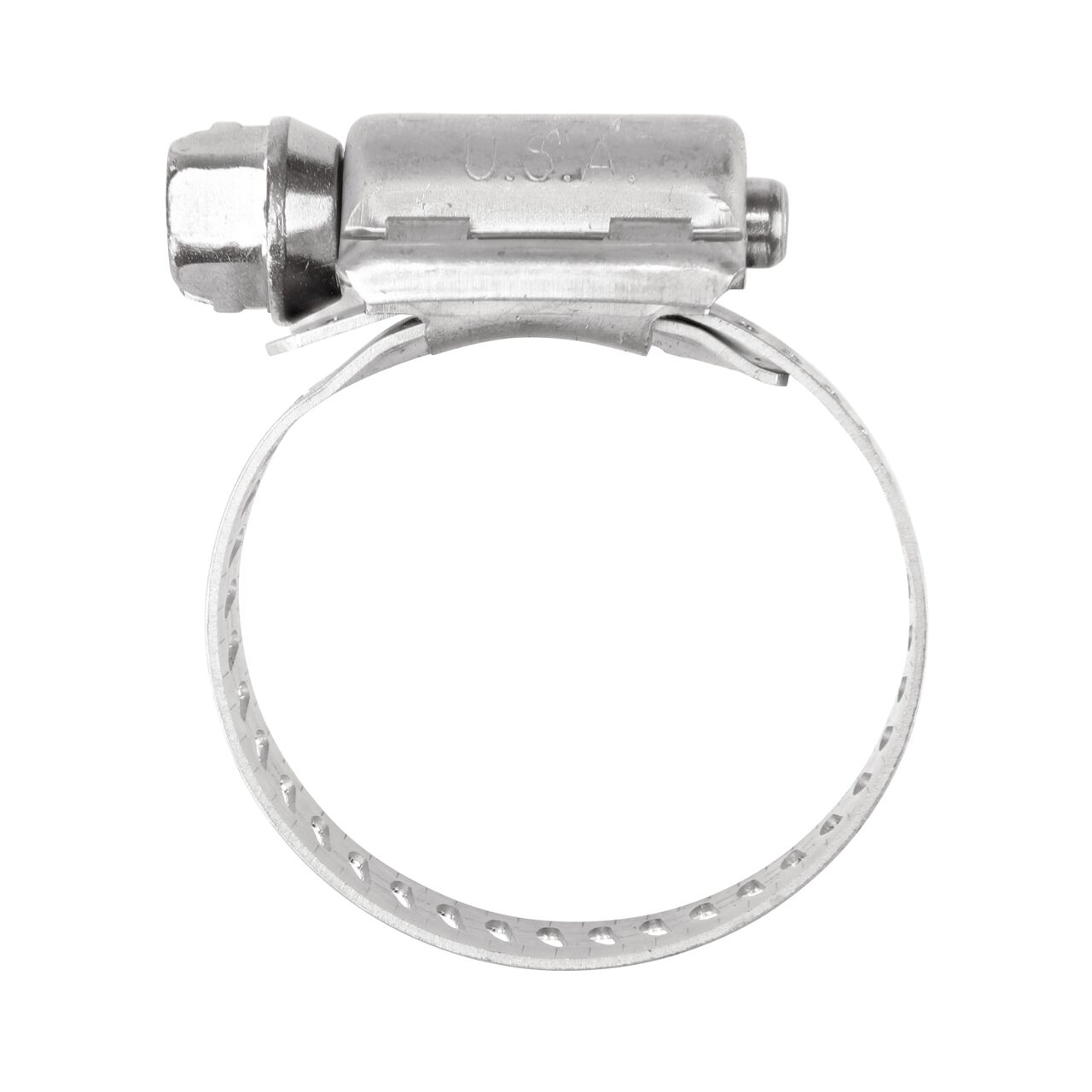 The NDS SAE 12 Worm Drive Hose Clamp with Aero Seal 1/2 in. band width (NDS 64012H) has a diameter range of 9/16 - 1-1/6 in.