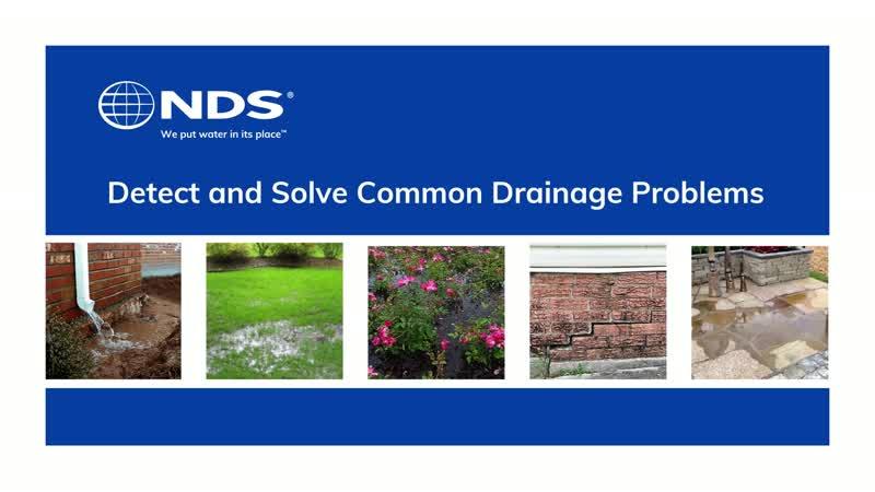 Video, Detect and Solve Common Drainage Problems