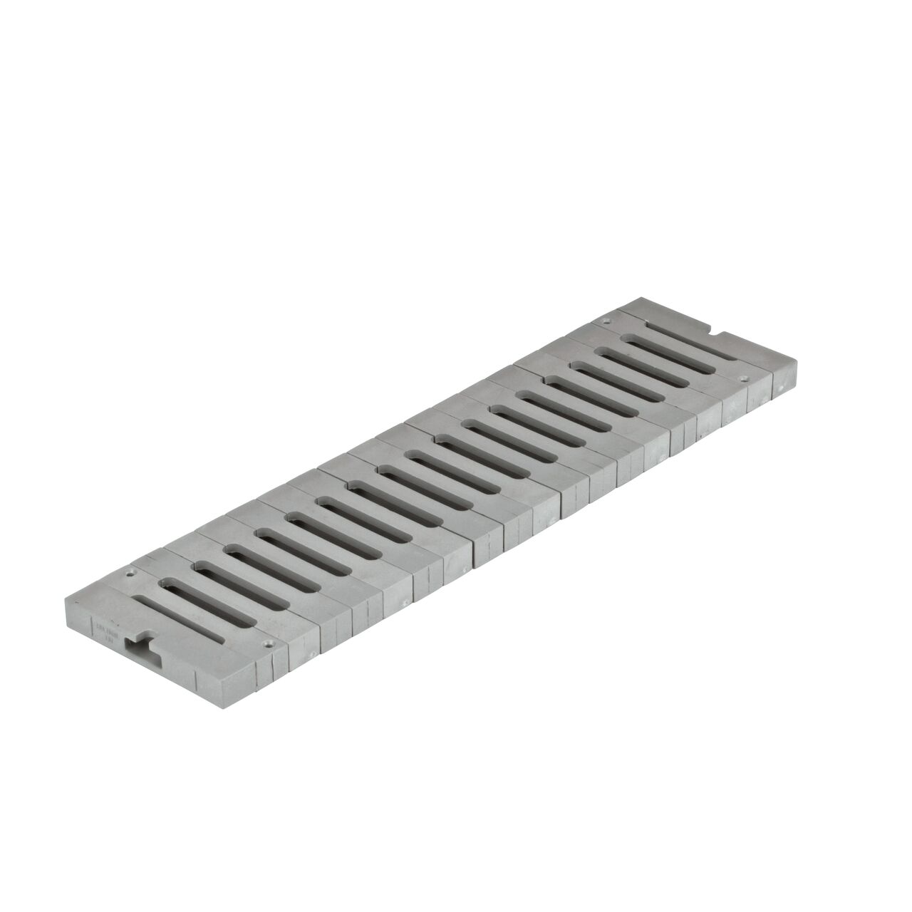 NDS 5 in. Pro Series Channel Drain Grate, Load Star, Gray Nylon (NDS 828)