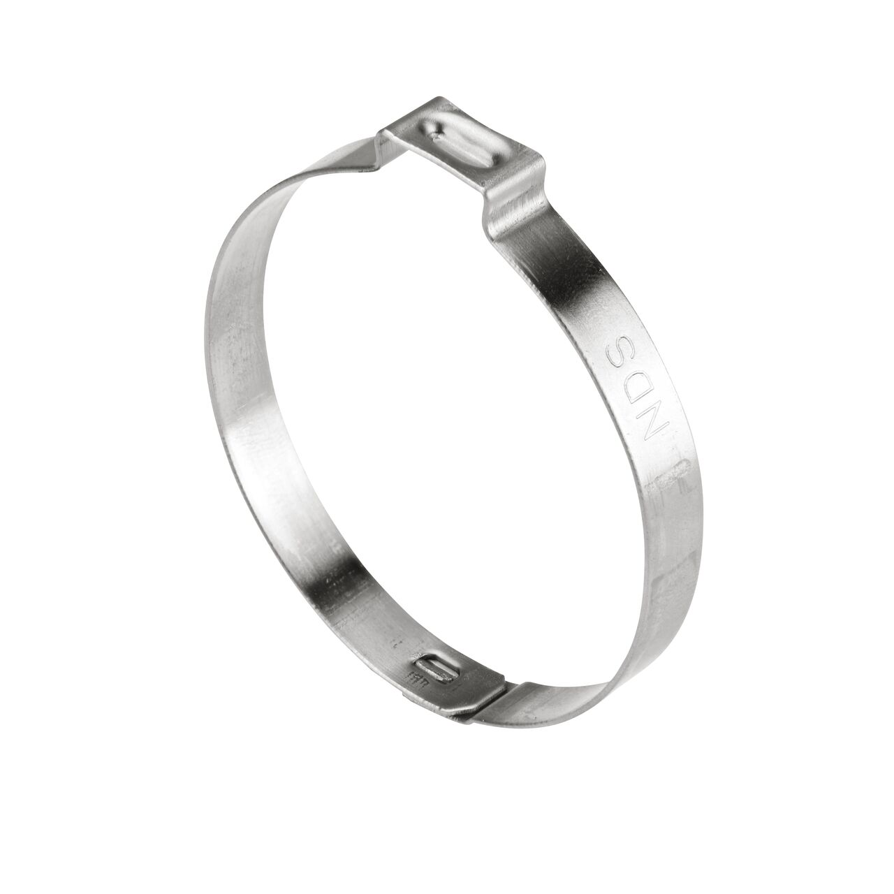 The NDS 485R Stainless Steel Pinch Clamp (NDS NC-155000-031) has a mechanical interlock to keep it securely closed in irrigation or water supply systems
