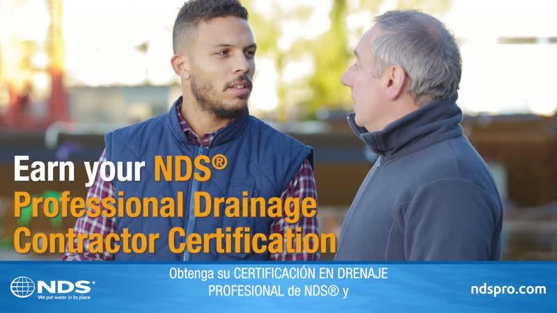 Video, Earn More Money by Completing the NDS® Professional Drainage Certification