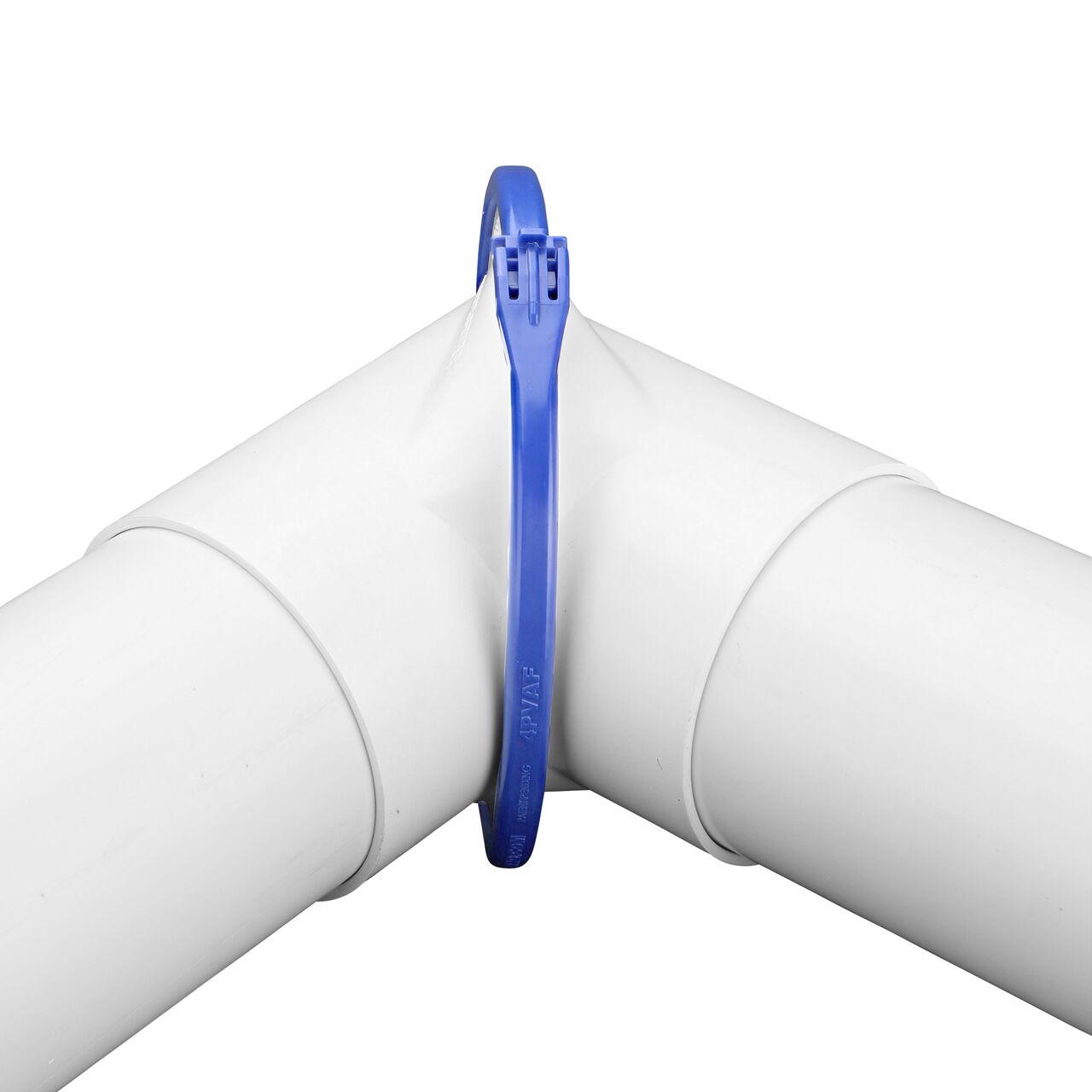 Joint swiveled to 90 degrees of the NDS PVC Variable-Angled elbow (NDS 4PVAF)