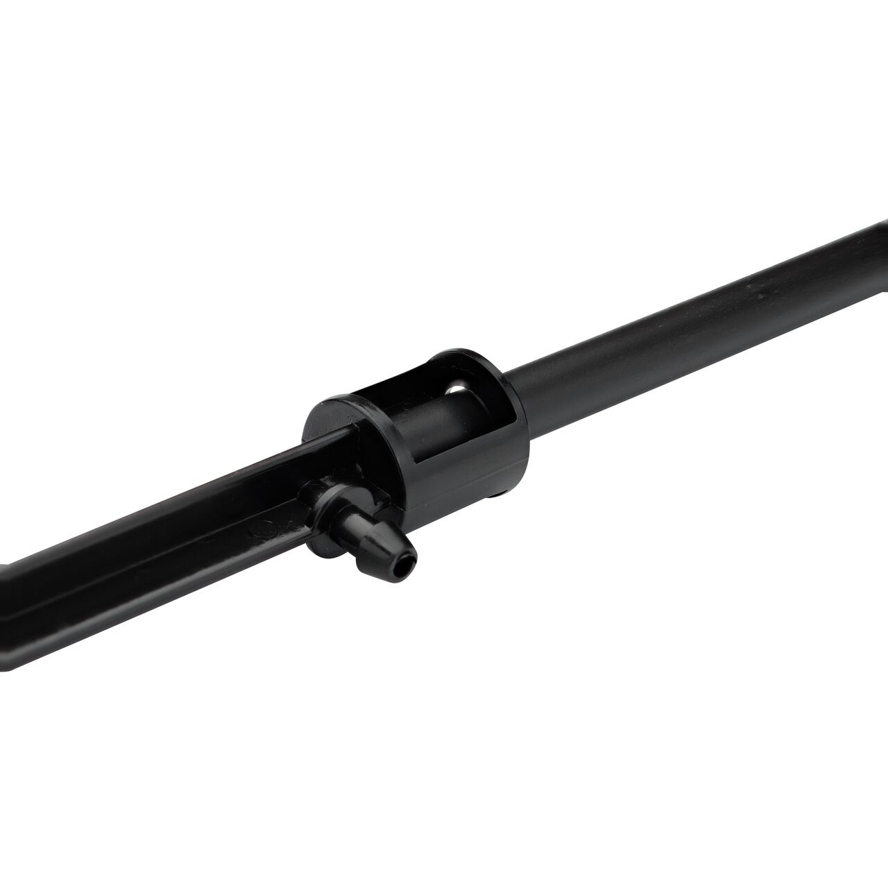 The NDS 6 in Stake with 8 in. Riser includes a barbed connection fitting for distribution tubing (NDS S5R8)