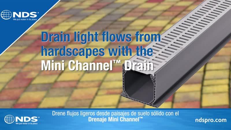 Video, How To Prevent Flooding on Hardscapes with the Mini Channel™ Drain