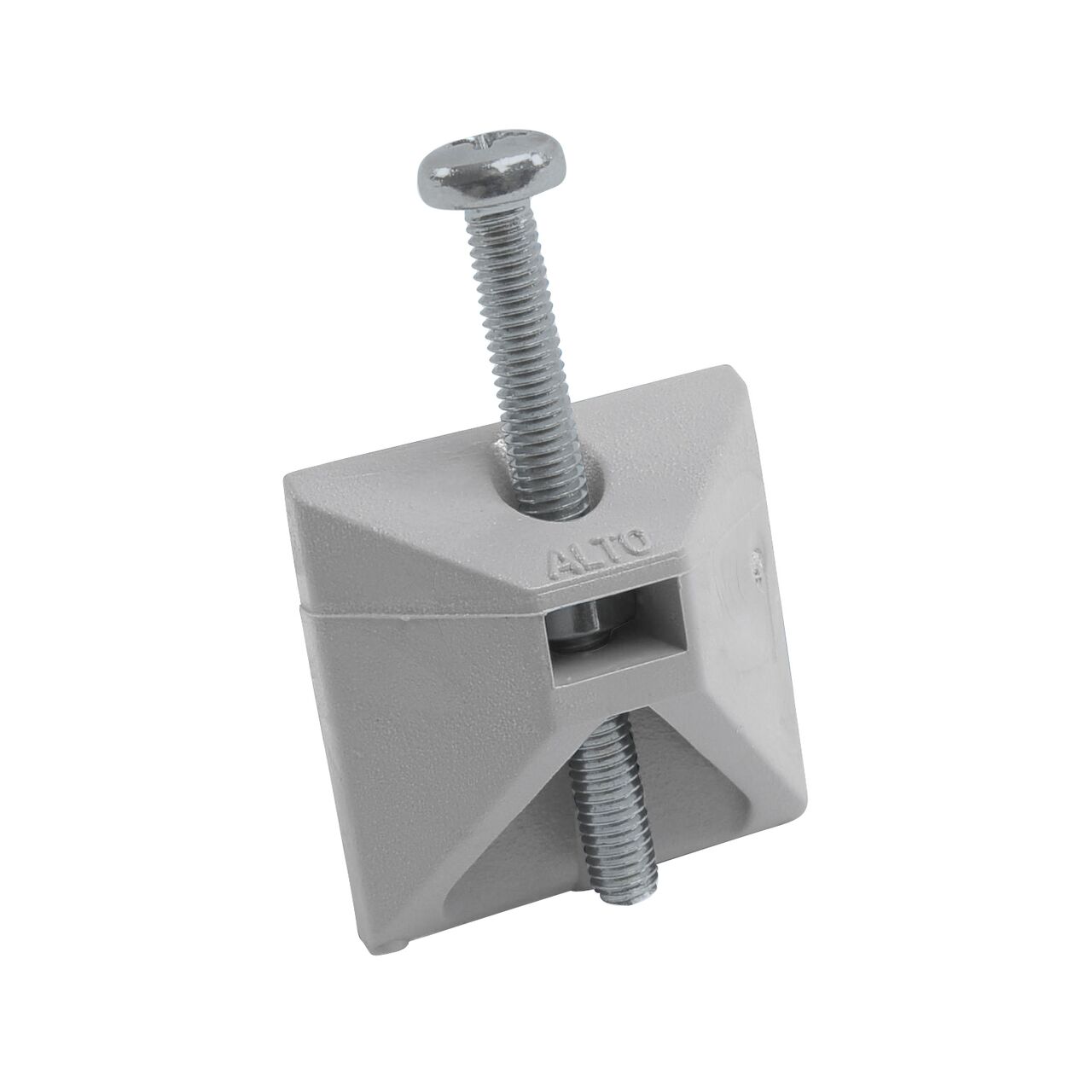 Back side of Security Clip for 12 in. Pro Series Channel Drain Grate to secure drain grate to channel (NDS 849)
