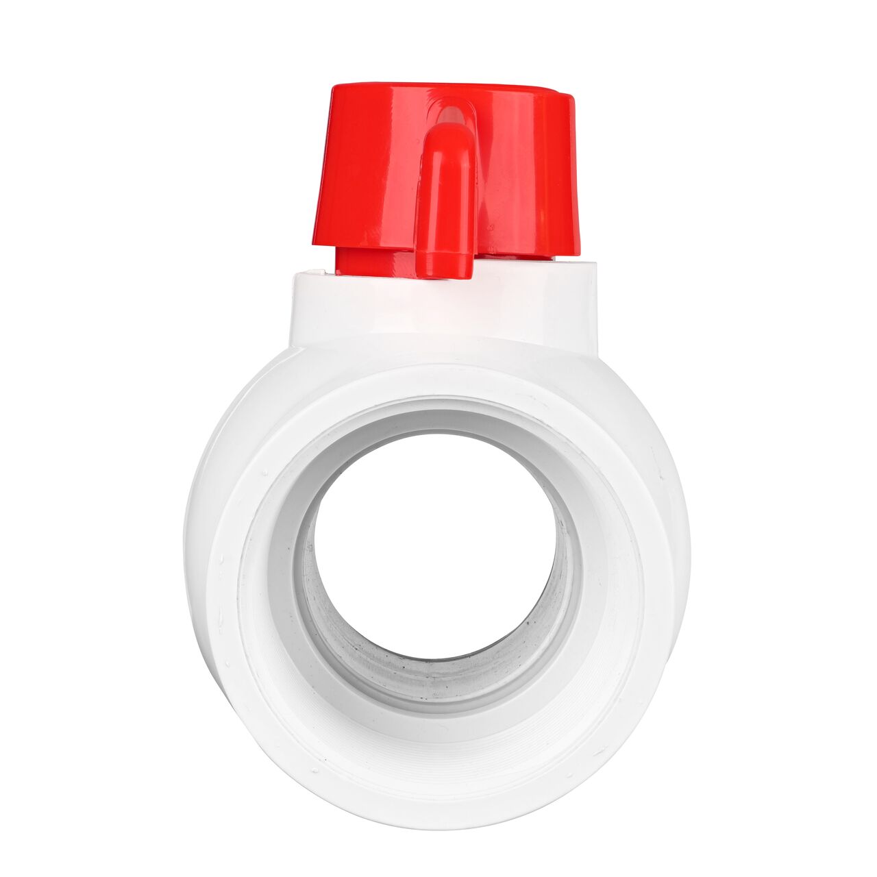 The NDS 2 in. PVC IPS Ball Valve is made of durable material and works with most PVC pipe to transport water and prevent backflow of contaminated water in pressurized systems (NDS E1320-20)