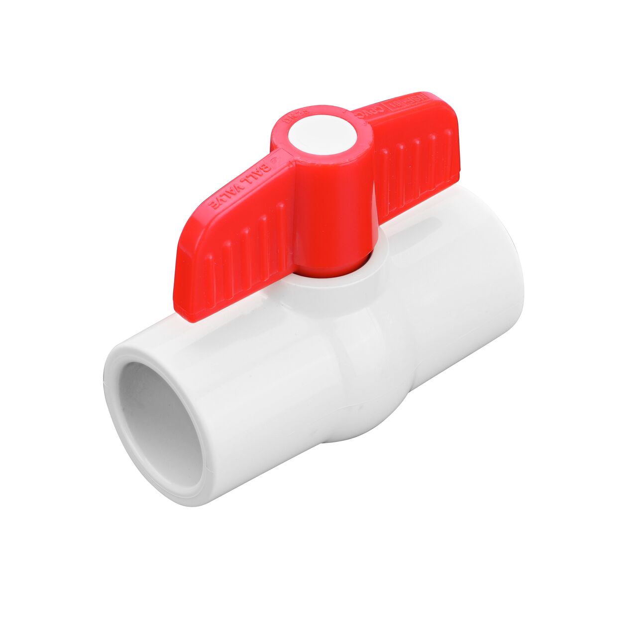 Include a shut-off point in your pipeline with the NDS 1 in. CPVC CTS Ball Valve with slip connections (NDS C1310-10)