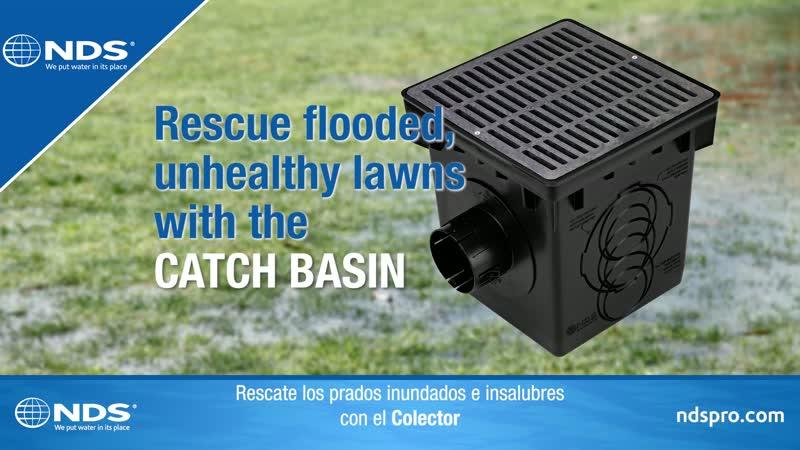 Video, Prevent Yard Flooding with NDS Catch Basins
