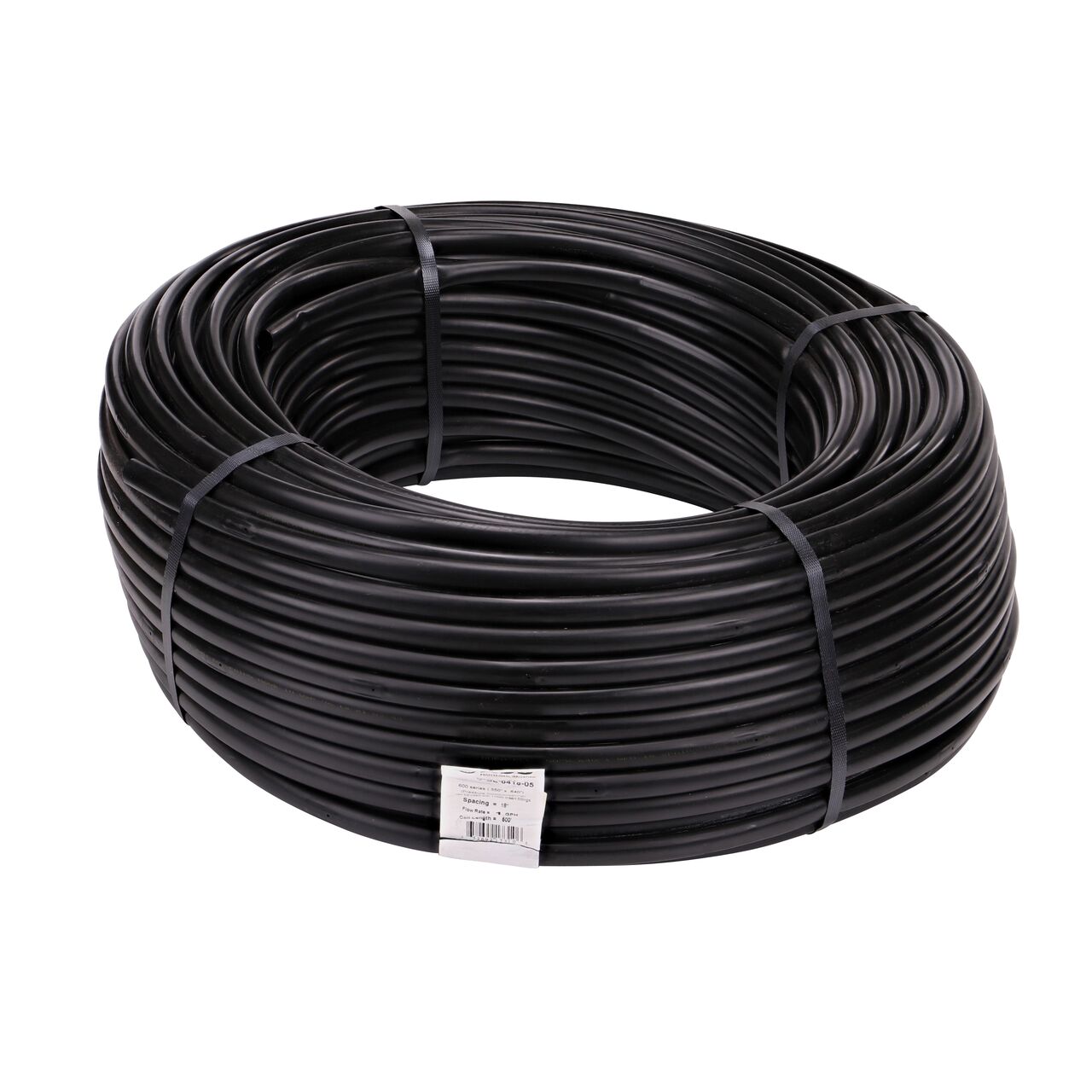 Alternate View of NDS 500 ft. Black Tubing with 1.0 GPH Pressure Compensating Emitters with 12 in. Spacing (NDS SFPC-BL-6418-05)