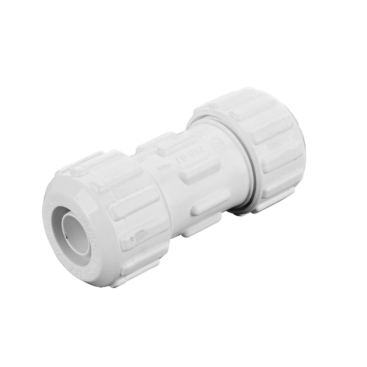 Flo Lock compression end of the NDS 3/4 in. Flo-Lock™ Gripper Coupling that connects to 3/4 in. SDR-9 CTS pipe (NDS 710-07)