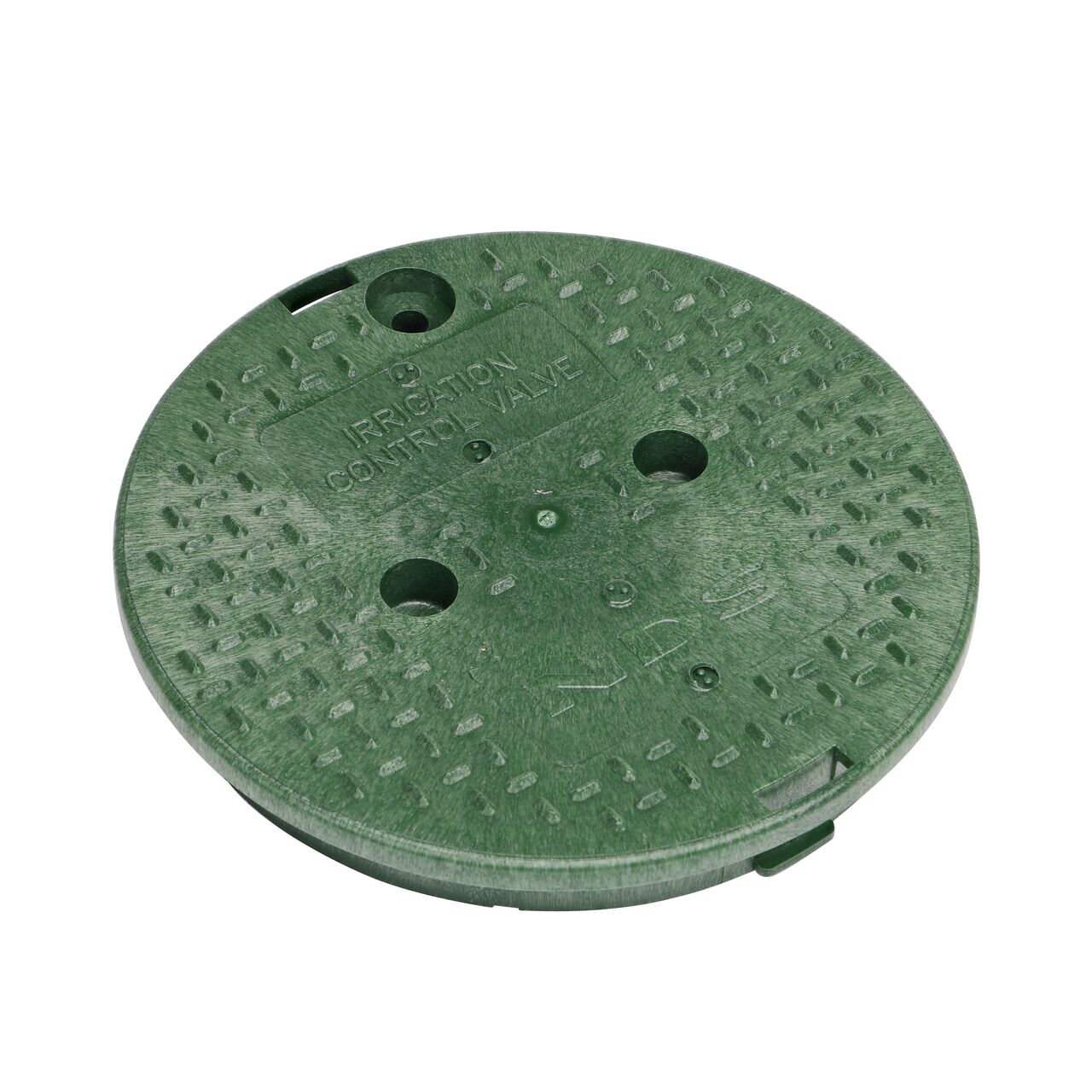 The 10 in. Round Valve Box Cover is a Green Irrigation Control Valve Cover which conceals and protects components (NDS 111C)