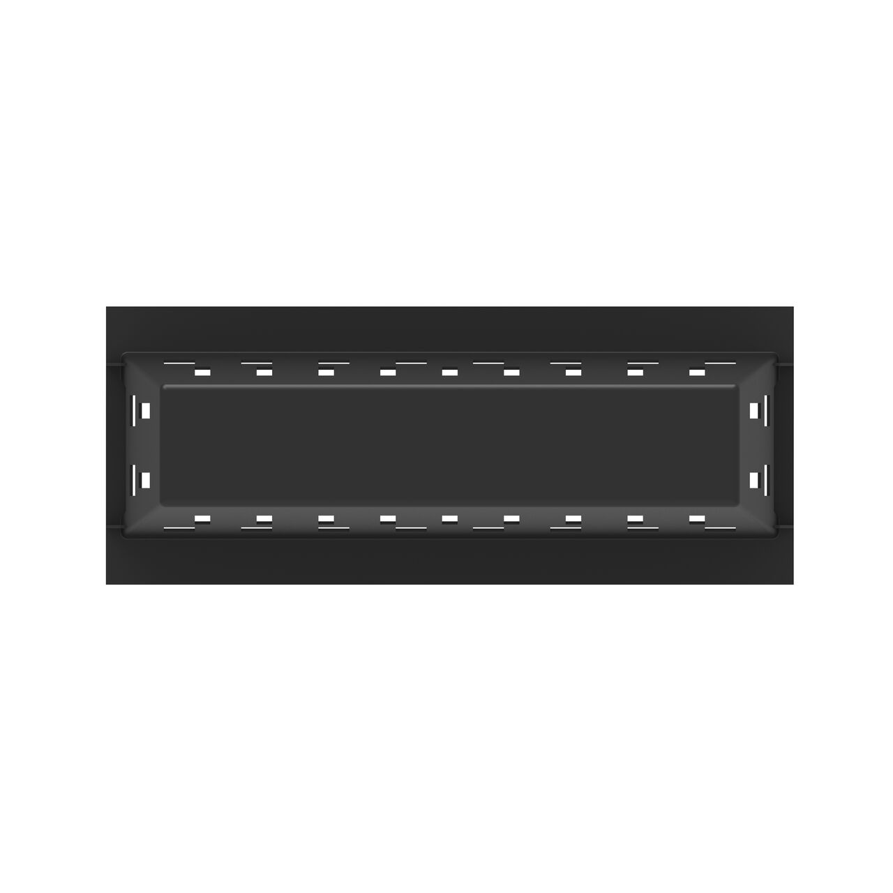 The outside bottom of the BG-FILCOTEN® by NDS® 200 Trench Drain Plastic Trash Bucket (NDS 22512) is tapered