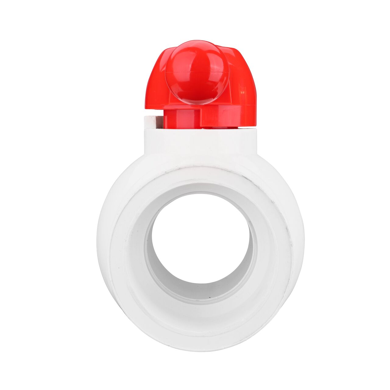 NDS 2-1/2 in. PVC CTS Ball Valve direct water flow one-way through pipes when the ball valve opens that is perfect for pool and spa, irrigation, and plumbing installations (NDS E1310-25)