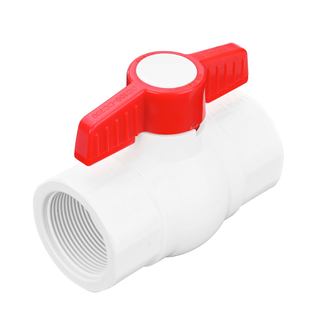 NDS PVC IPS Ball Valve is leak-resistant valve connects two 1-1/2 in. Sch. 40 pipe ends in an irrigation or other pressurized system and prevents the backflow of water (NDS E1420-15)