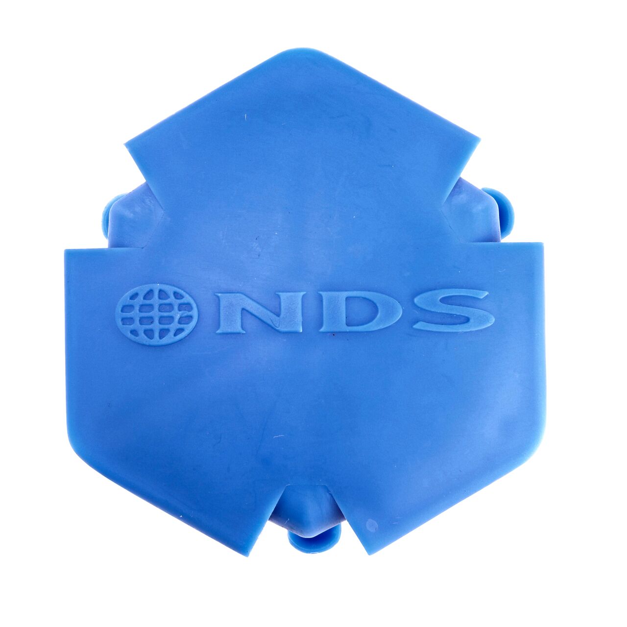 Top Down View of the Blue NDS EZ Marker™ Parking Delineator (NDS EZMARKER-B) which helps mark boundaries, or outlines driving, fire lanes, and parking areas